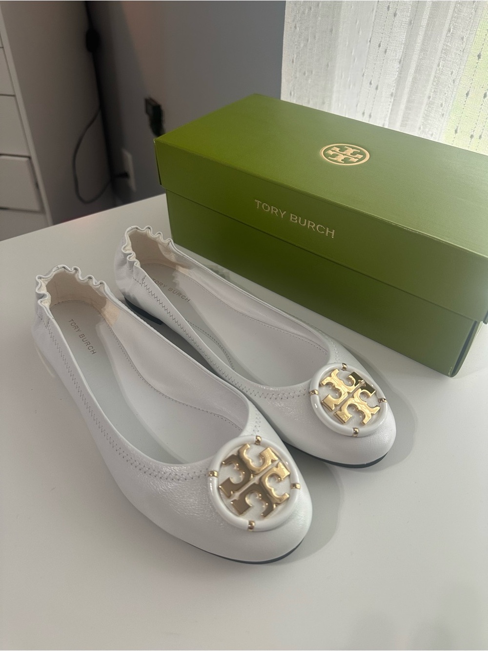 Tory Burch Multi Logo Ballet Flat NWT